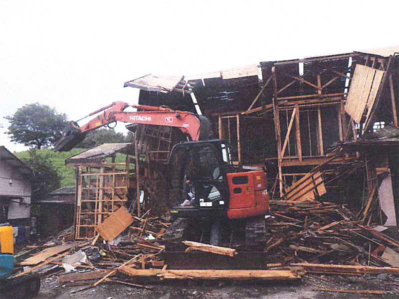 高森町T様宅店舗兼住宅解体工事