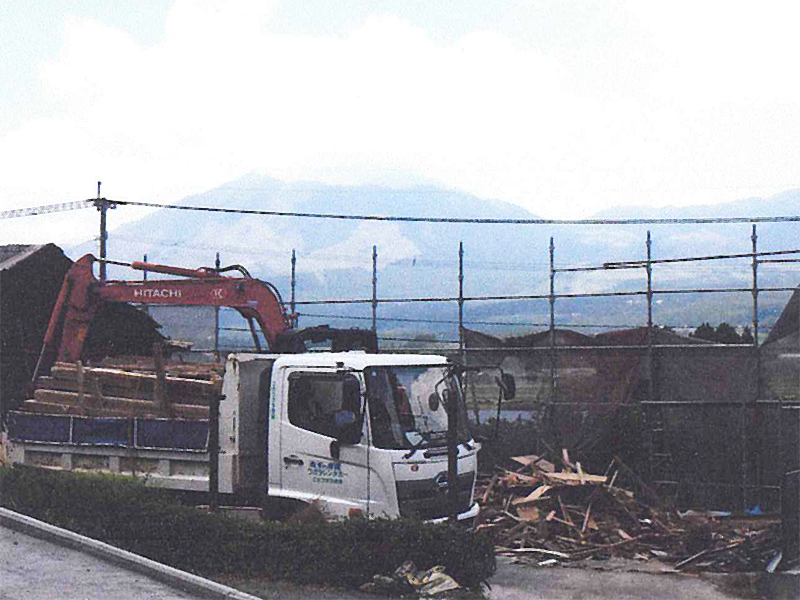 南阿蘇村H様宅解体工事