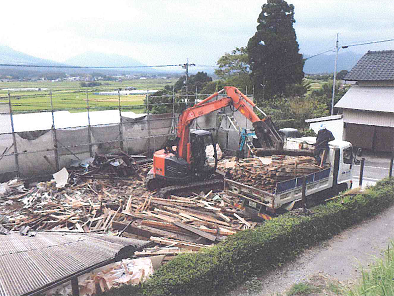 南阿蘇村H様宅解体工事