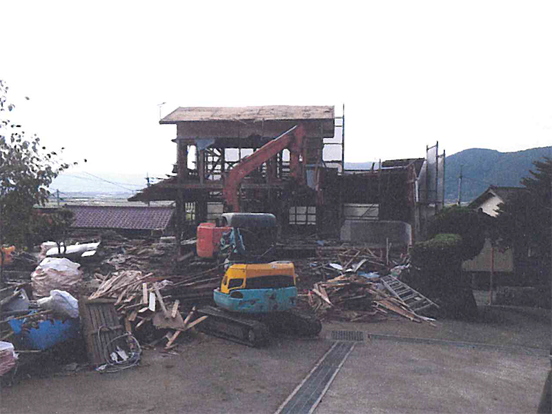阿蘇市S様宅解体工事