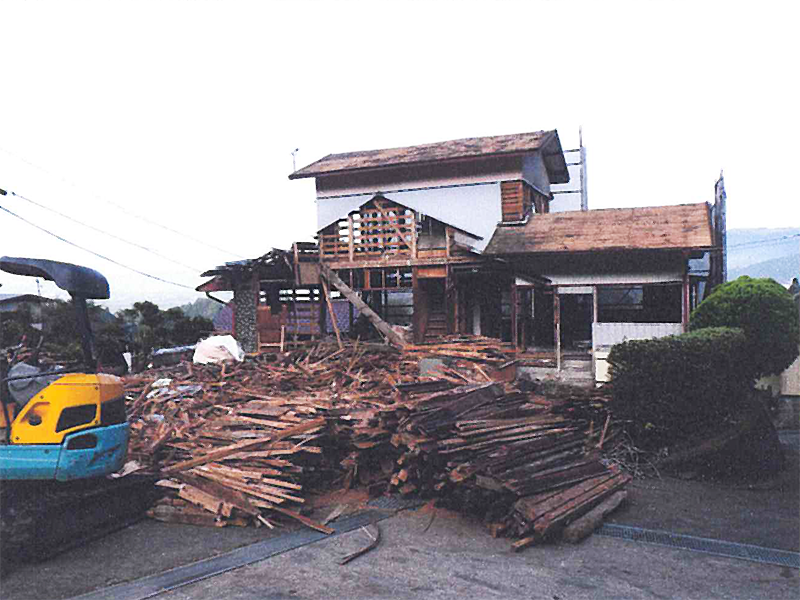 阿蘇市S様宅解体工事