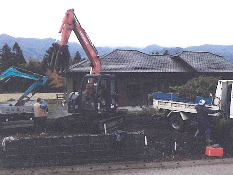 南阿蘇村E様宅解体工事